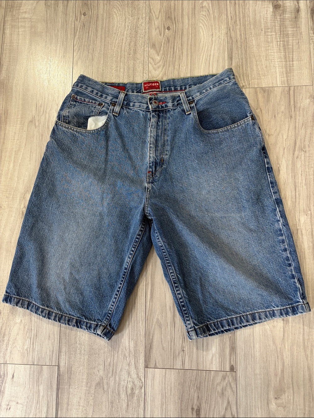 Tommy Hilfiger Men's Vintage Blue Denim Jean Shorts